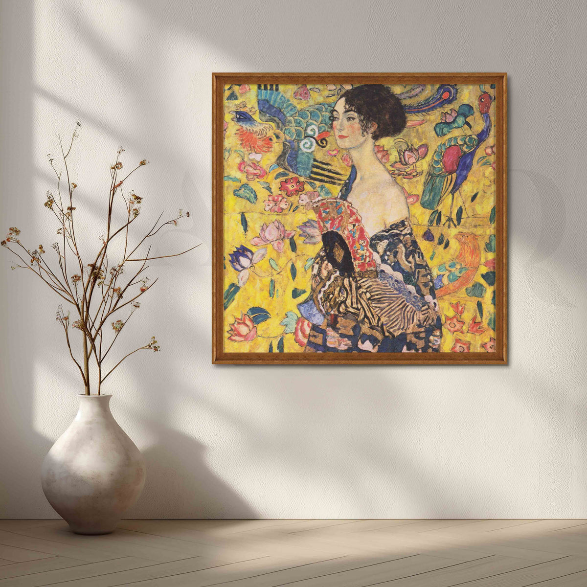 Gustav Klimt Lady Portrait Canvas Artwork – Asha Art Studio – Image 6