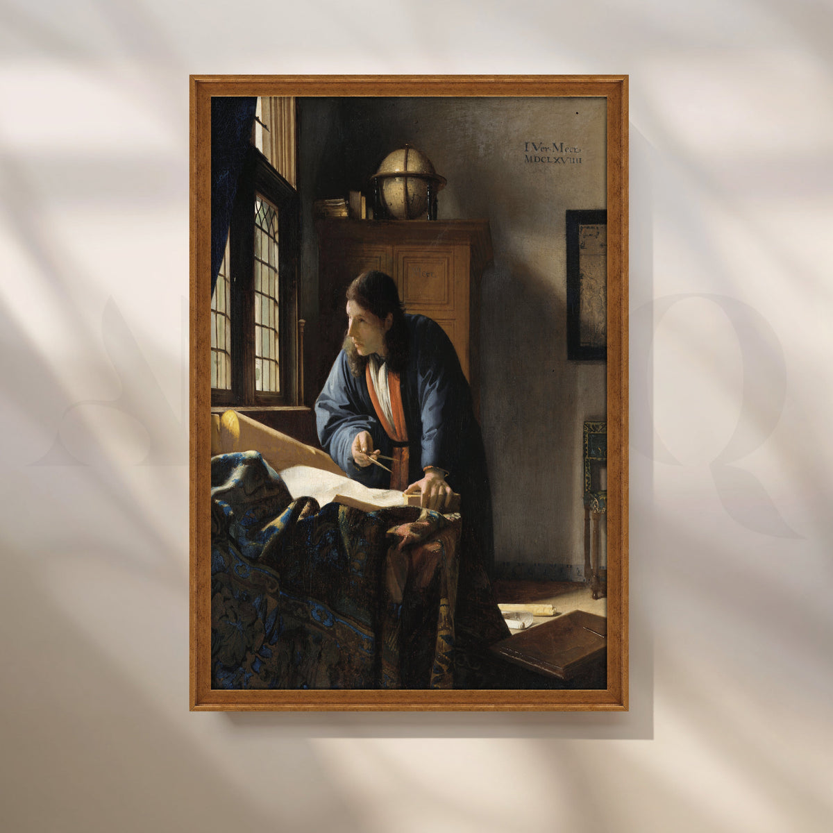 The Geographer Canvas Artwork – Asha Art Studio – Image 6
