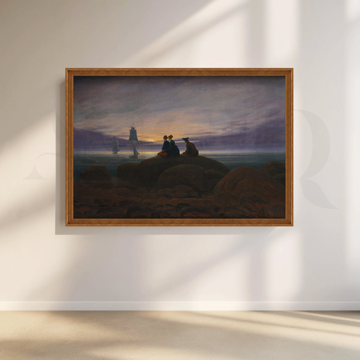 Twilight by the Sea Canvas Artwork – Asha Art Studio – Image 6
