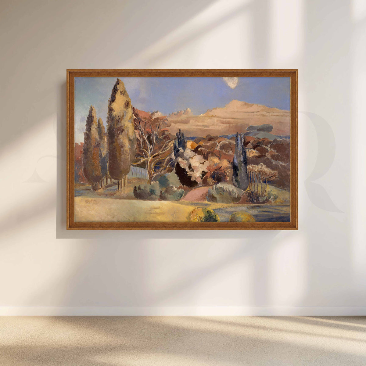 Soft Pastoral Landscape Canvas Artwork – Asha Art Studio – Image 6