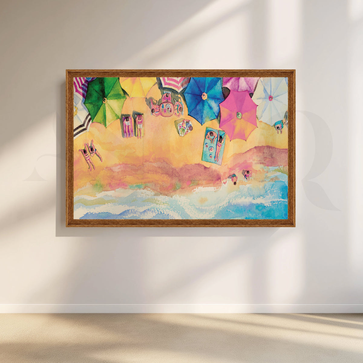 Beach Cabana Retreat Canvas Artwork – Asha Art Studio – Image 6