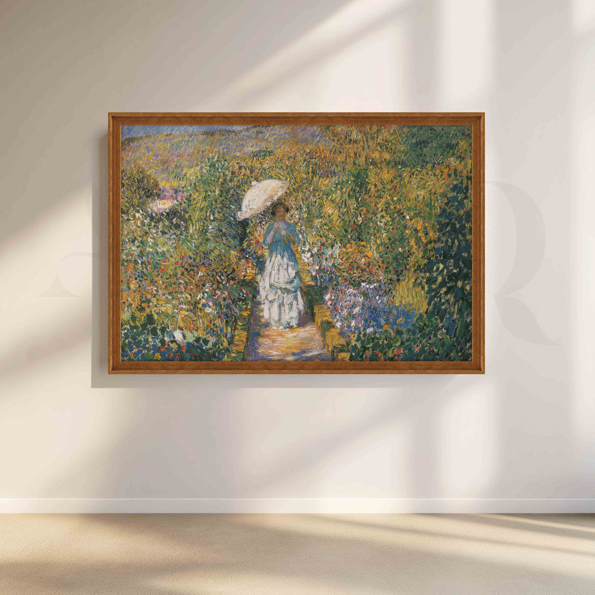 Impressionist Garden Walk Canvas Artwork – Asha Art Studio – Image 6