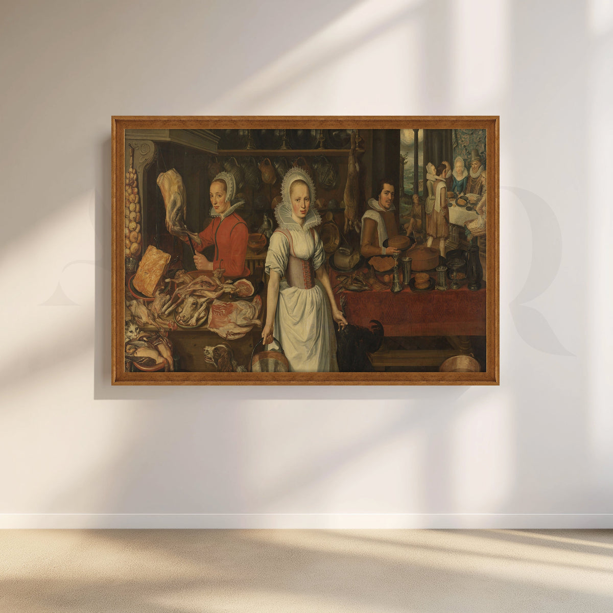 Rich man and poor Lazarus Canvas Artwork – Asha Art Studio – Image 6