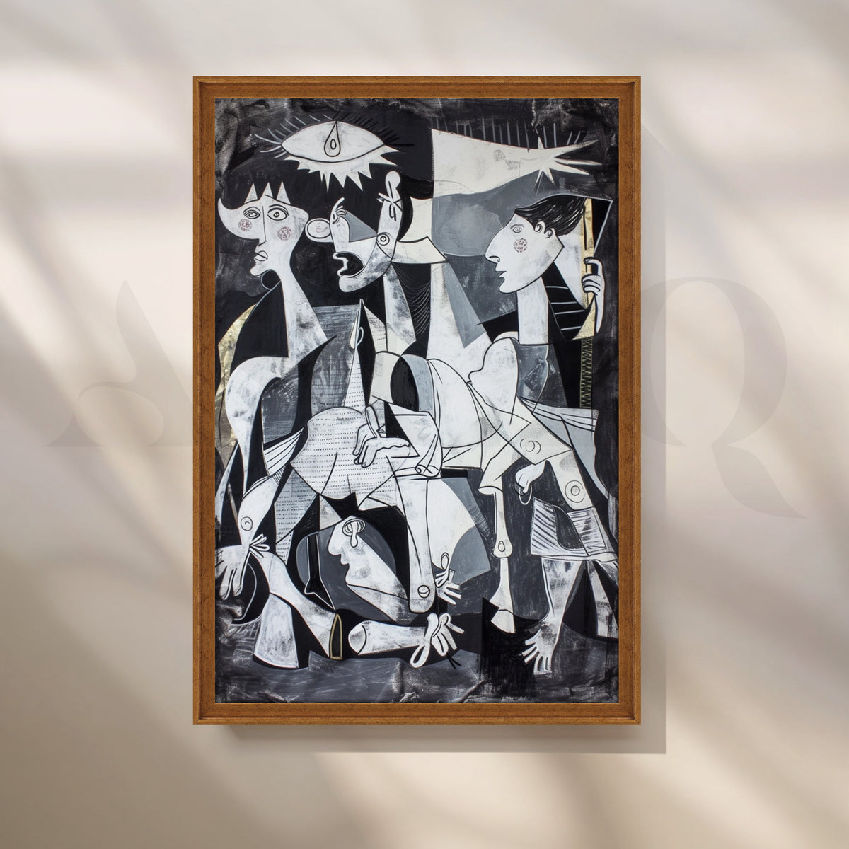Cubist Figurative Abstract Canvas Artwork – Asha Art Studio – Image 6