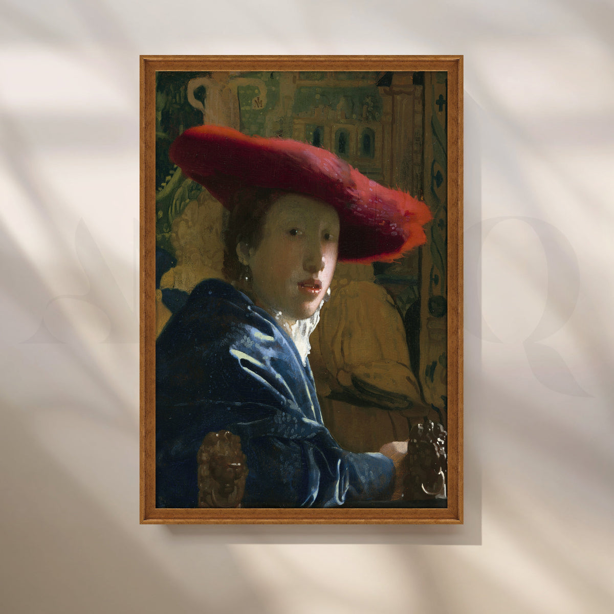 Girl with a Red Hat Canvas Artwork – Asha Art Studio – Image 6