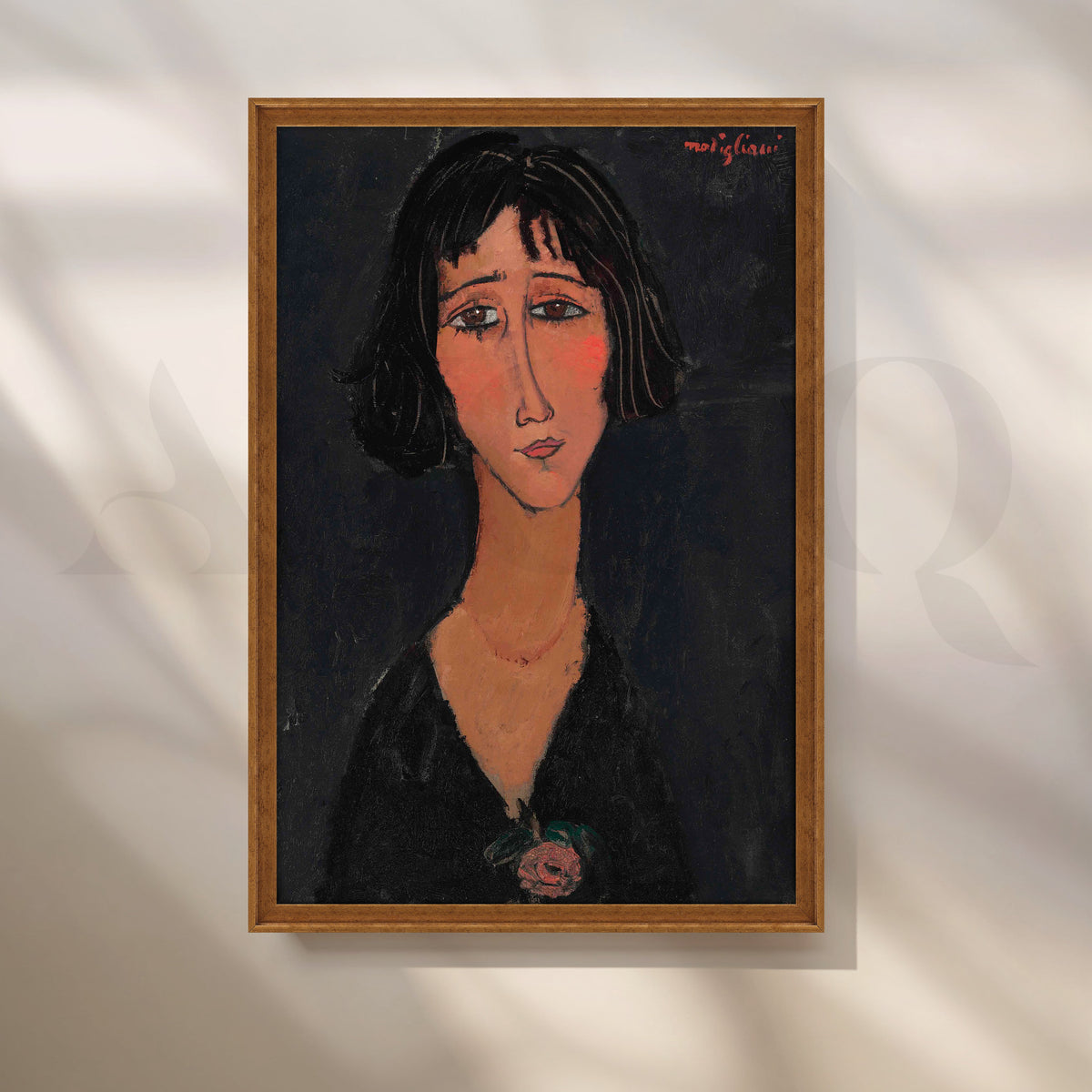 Female Portrait Canvas Artwork – Asha Art Studio – Image 6