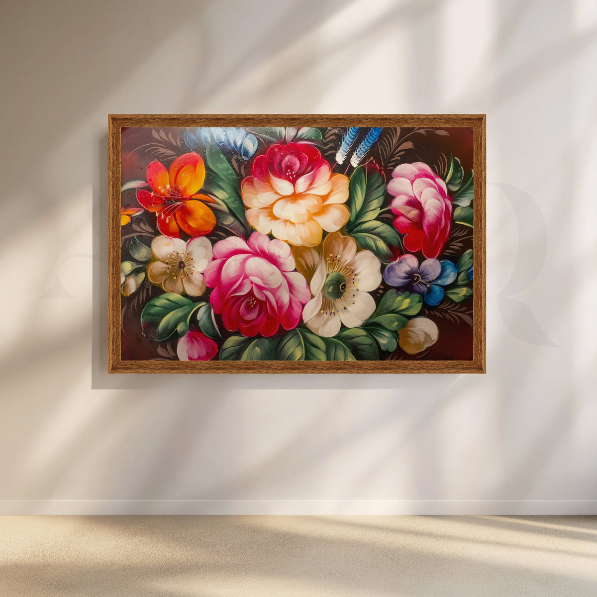 Floral Bouquet Canvas Artwork – Asha Art Studio – Image 6