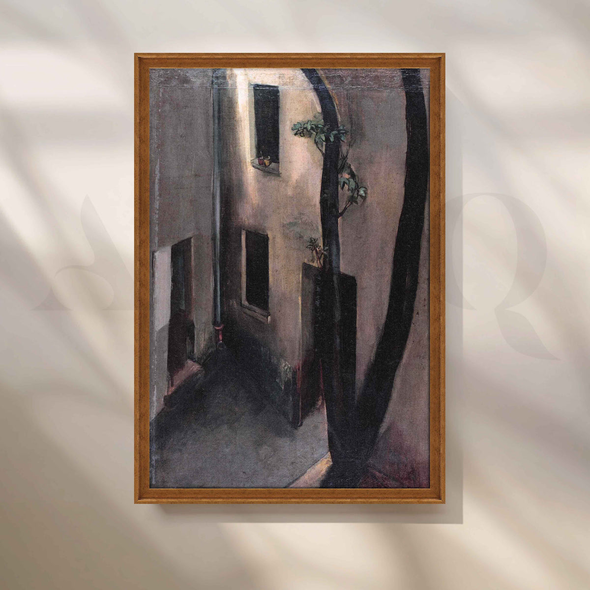 View From Studio by Amrita Sher-Gil Canvas Artwork – Asha Art Studio – Image 6
