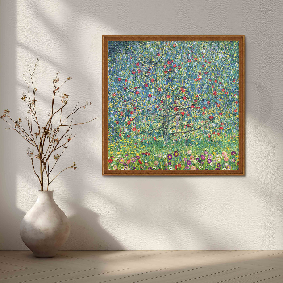 Gustav Klimt Flowering Orchard Canvas Artwork – Asha Art Studio – Image 6