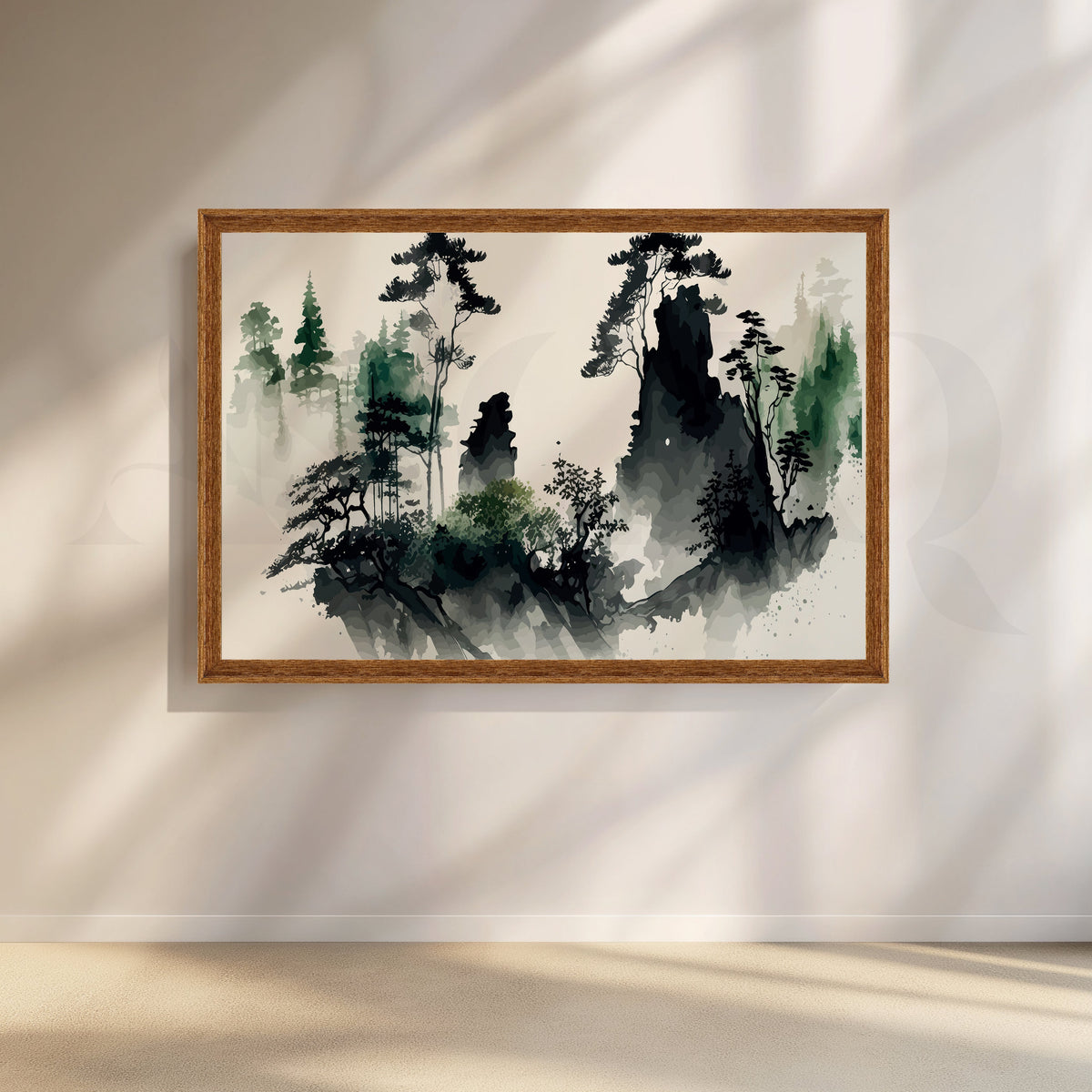 Majestic Silhouette Canvas Artwork – Asha Art Studio – Image 6