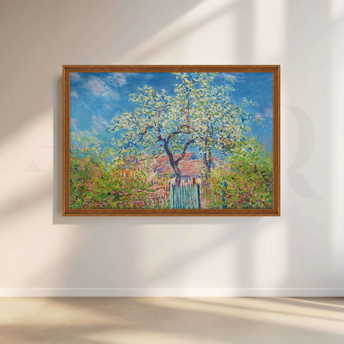 Blossoming Garden Tree Impressionist Canvas Artwork – Asha Art Studio – Image 6