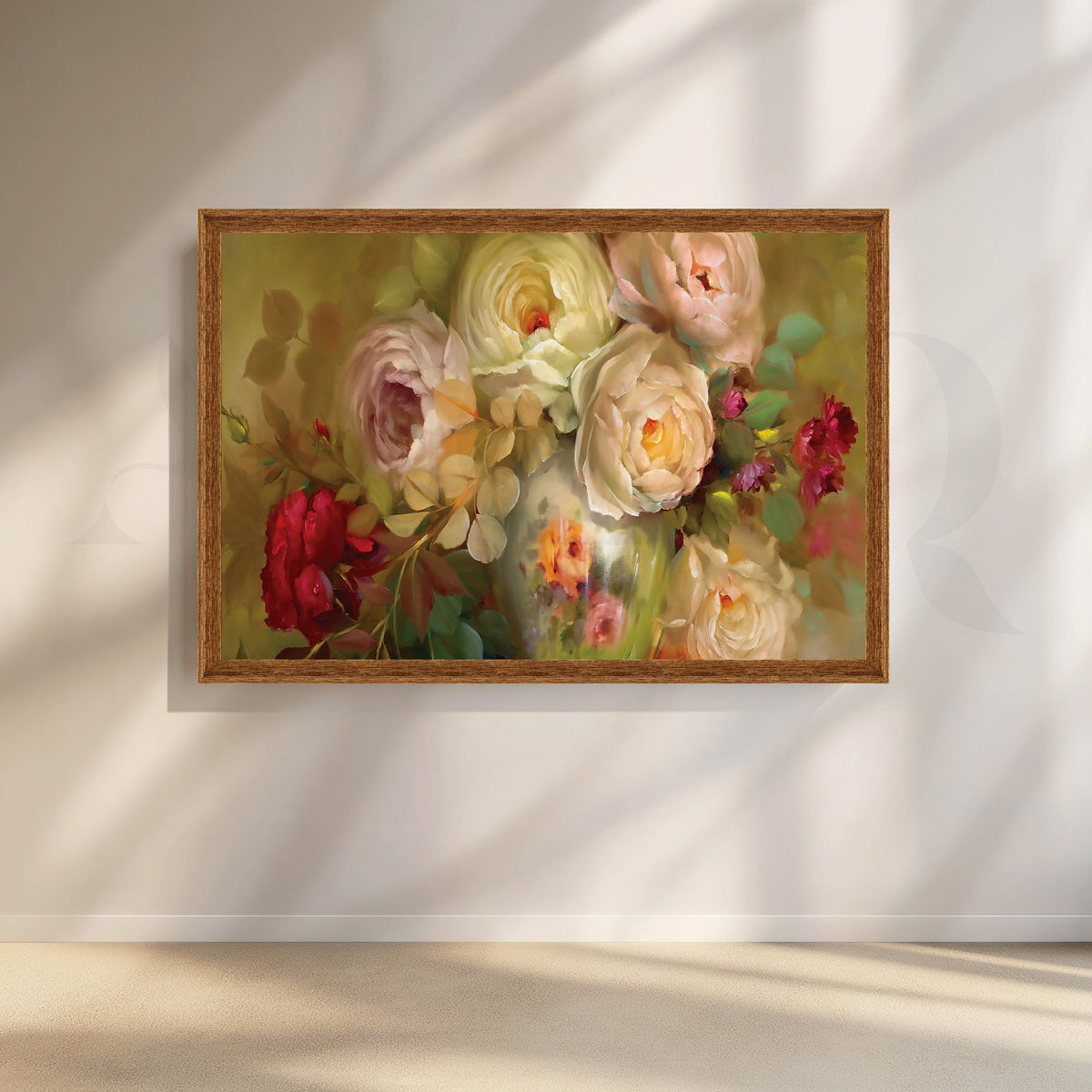 Bouquet of Elegance Canvas Artwork – Asha Art Studio – Image 4