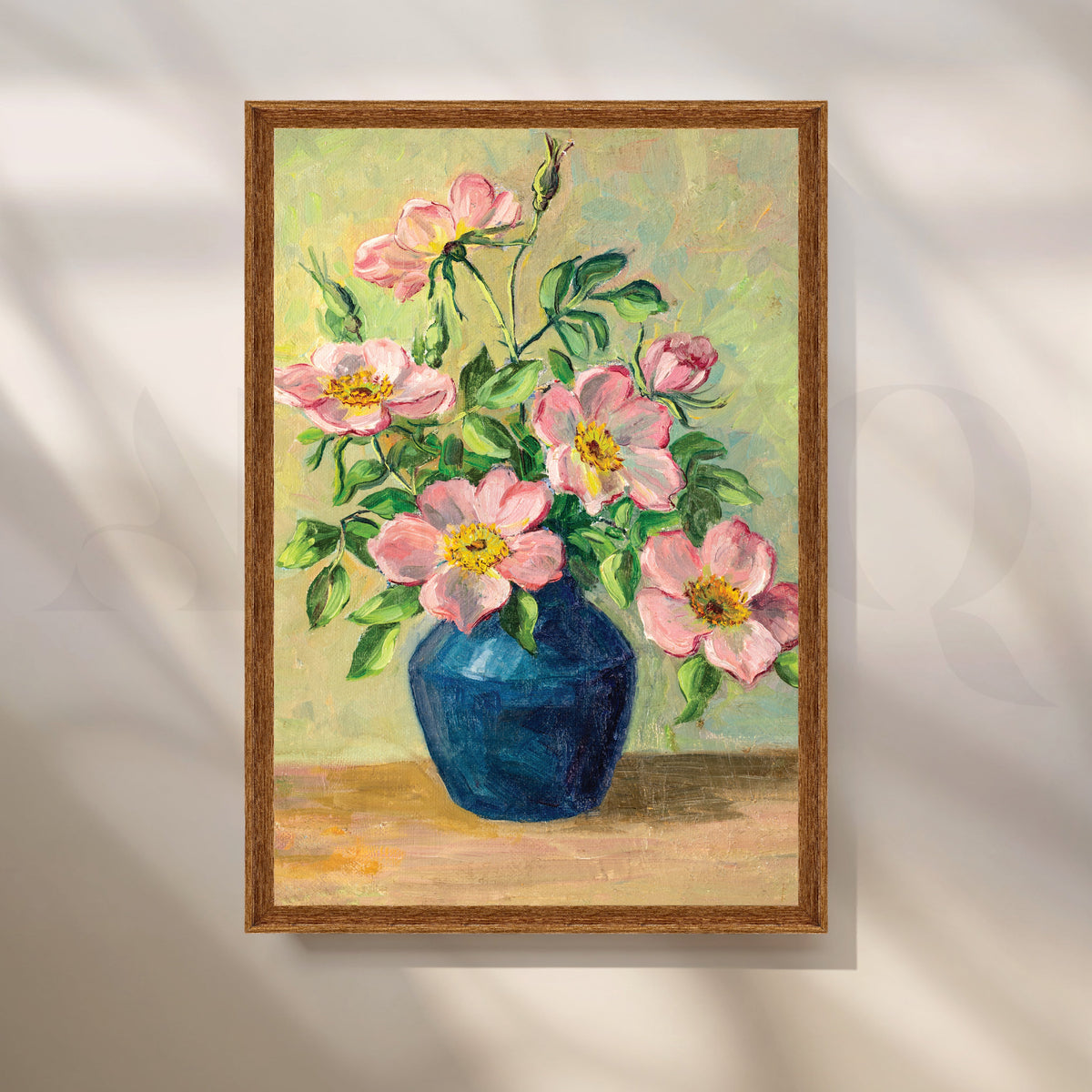Blossoms in Harmony Canvas Artwork – Asha Art Studio – Image 6