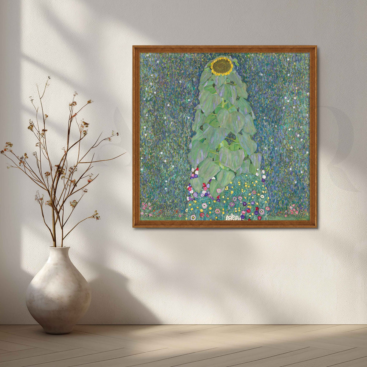 Sunflower Meadow Impressionist Canvas Artwork – Asha Art Studio – Image 6