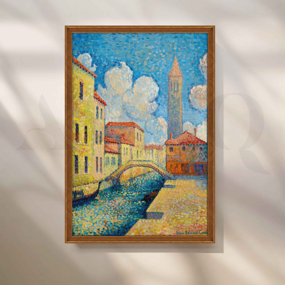 Venice Canal Cityscape Canvas Artwork – Asha Art Studio – Image 6