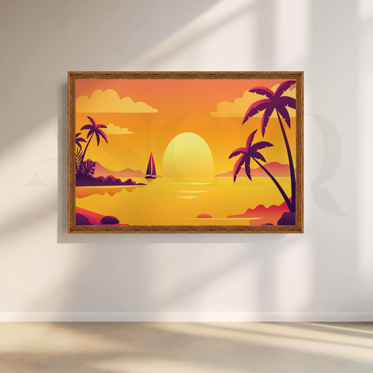 Eternal Horizon Canvas Artwork – Asha Art Studio – Image 6