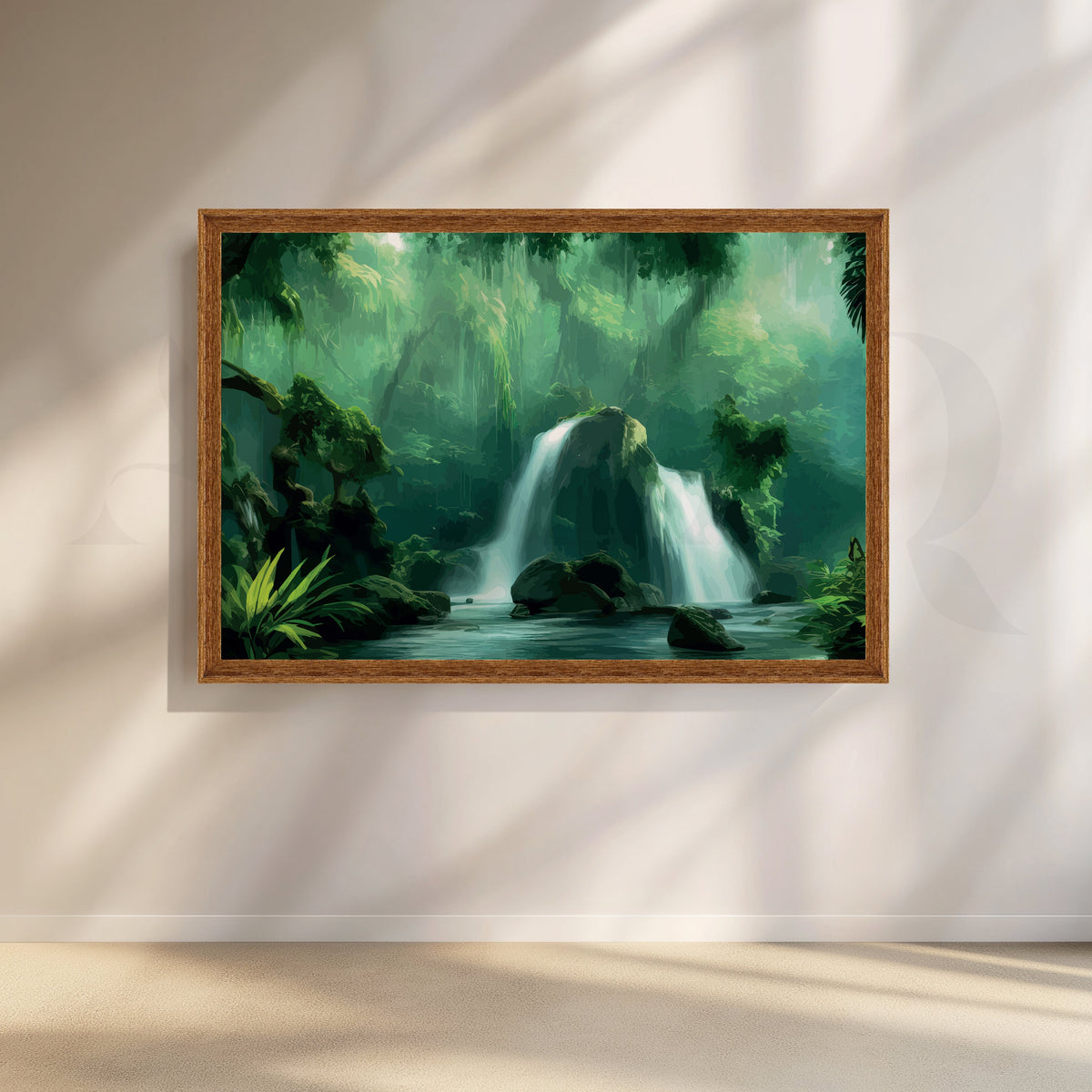 Serene Wilderness Canvas Artwork – Asha Art Studio – Image 5