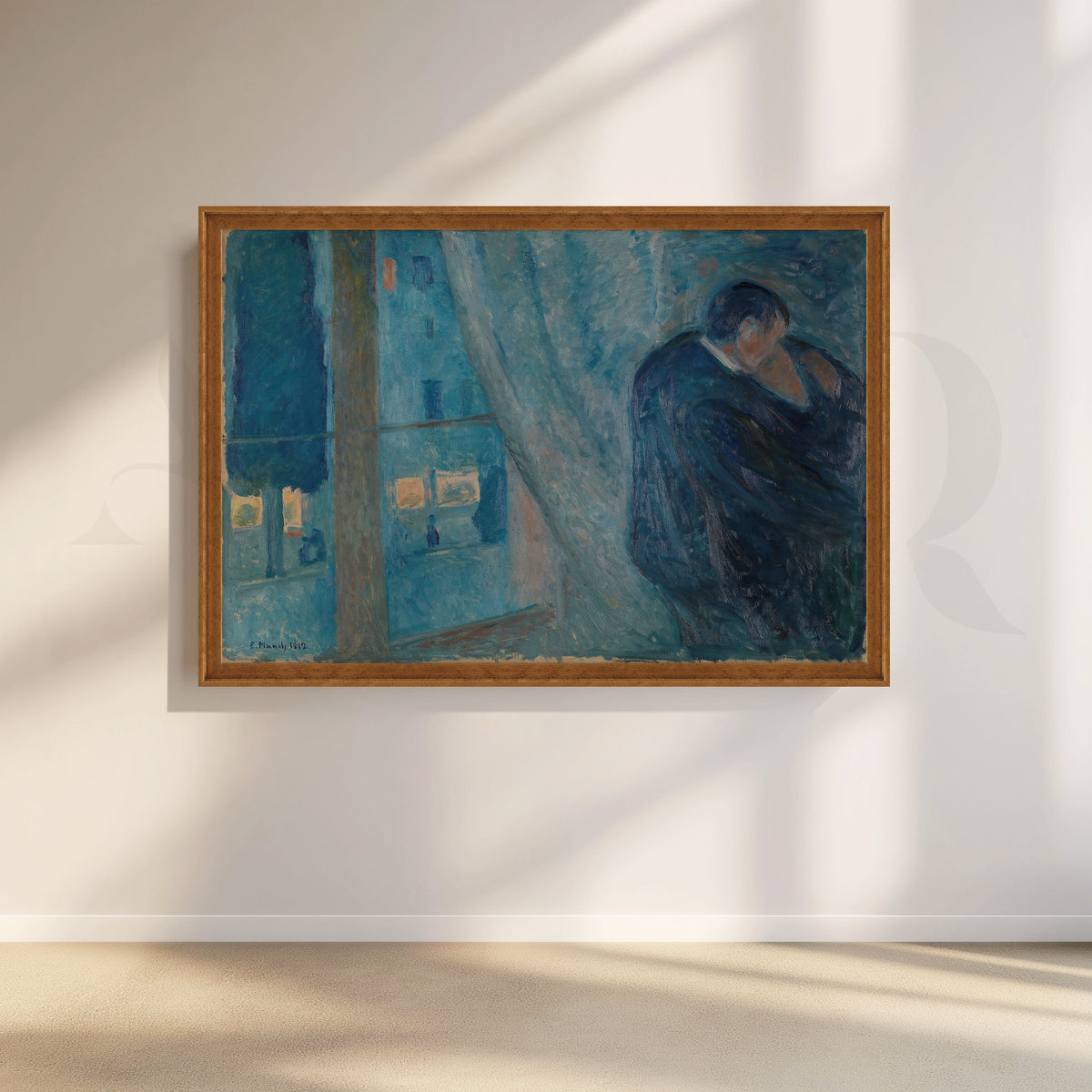 Kiss by the Window (Edvard Munch) Canvas Artwork – Asha Art Studio – Image 6