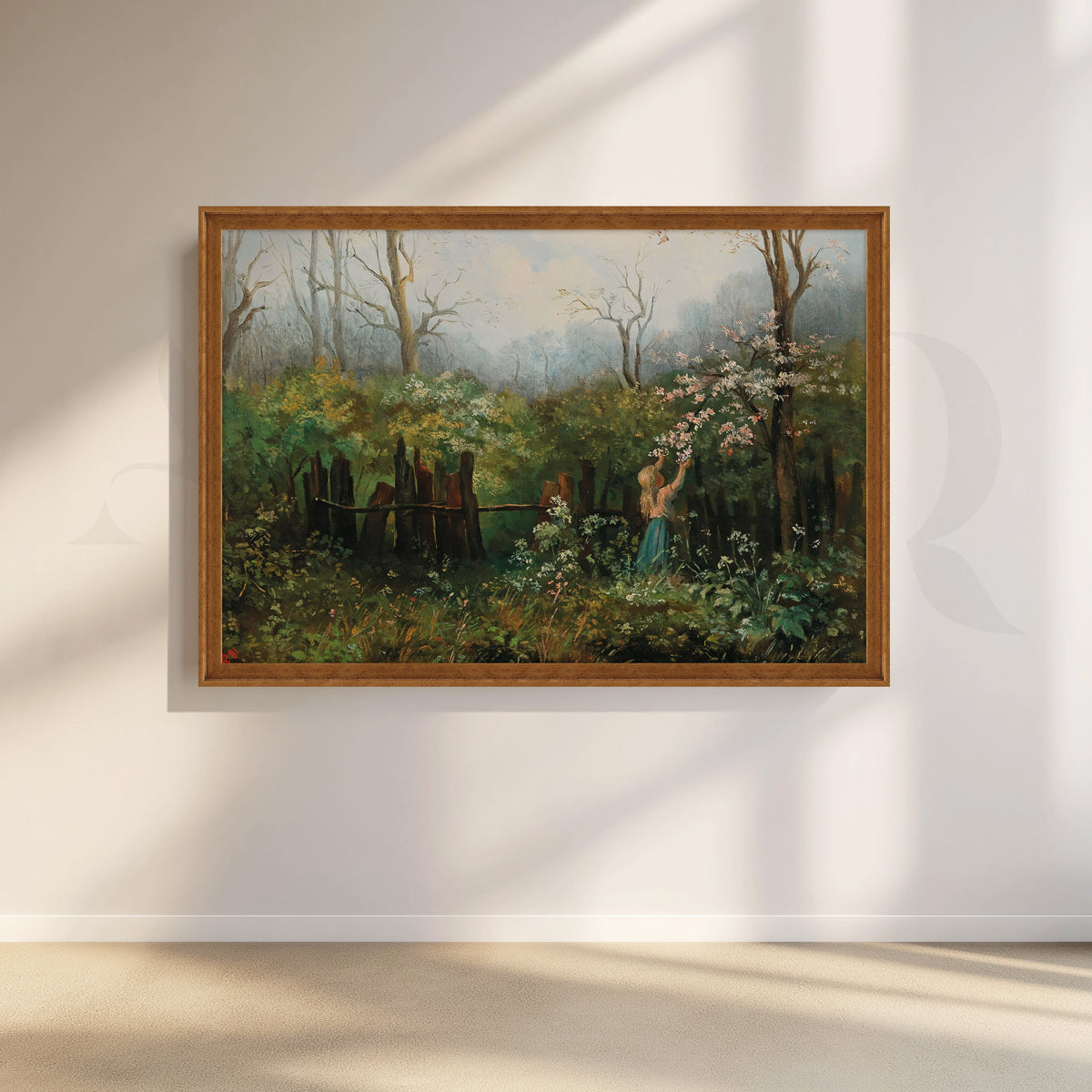 Spring Garden Blossom Canvas Artwork – Asha Art Studio – Image 6