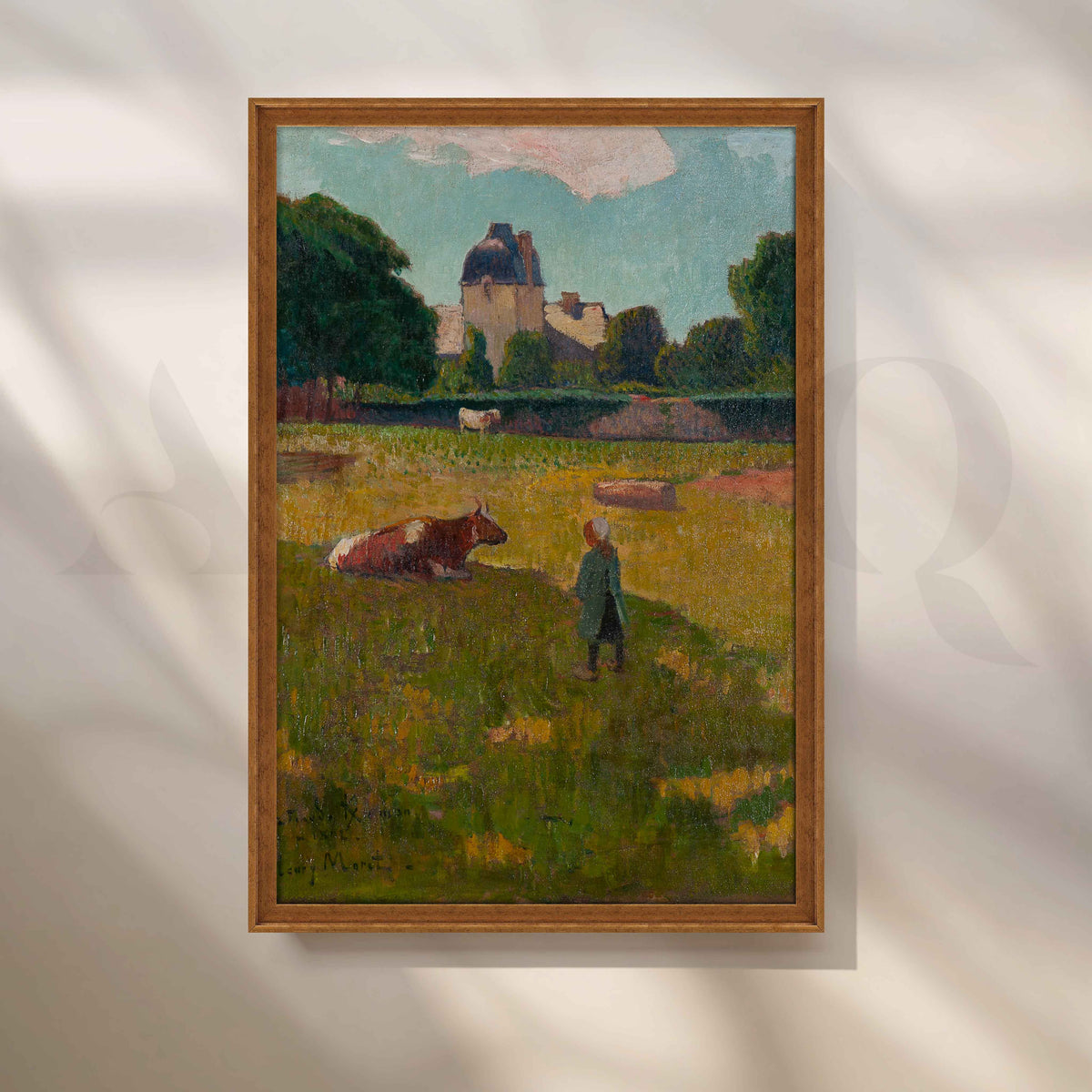 Henri Moret Countryside Meadow Canvas Artwork – Asha Art Studio – Image 6