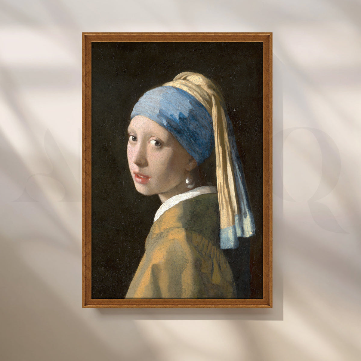 Girl with a Pearl Earring Canvas Artwork – Asha Art Studio – Image 6
