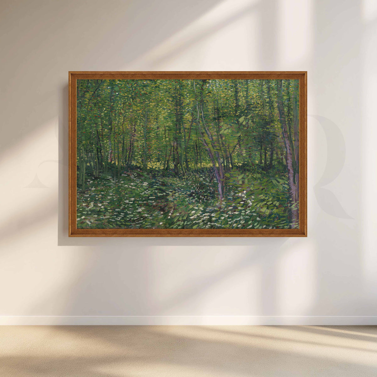 Lush Green Forest Canvas Artwork – Asha Art Studio – Image 6