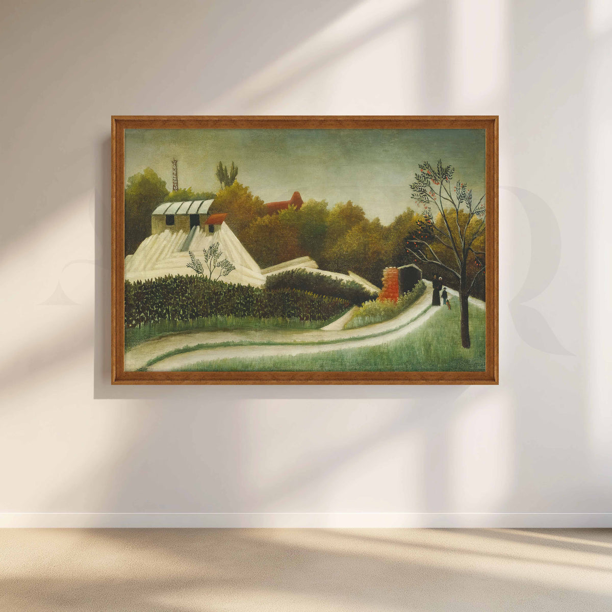 Quiet Countryside Garden Canvas Artwork – Asha Art Studio – Image 6