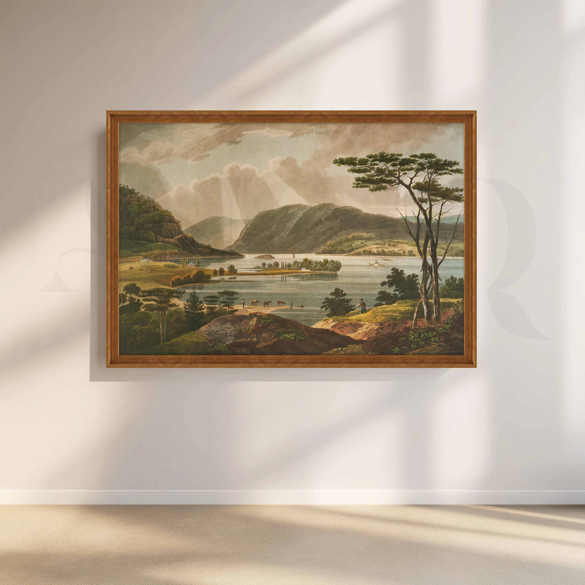 Classical Lake Valley Canvas Artwork – Asha Art Studio – Image 6
