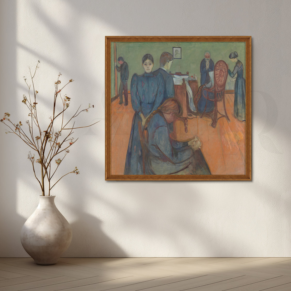 Quiet Vigil Canvas Artwork – Asha Art Studio – Image 6