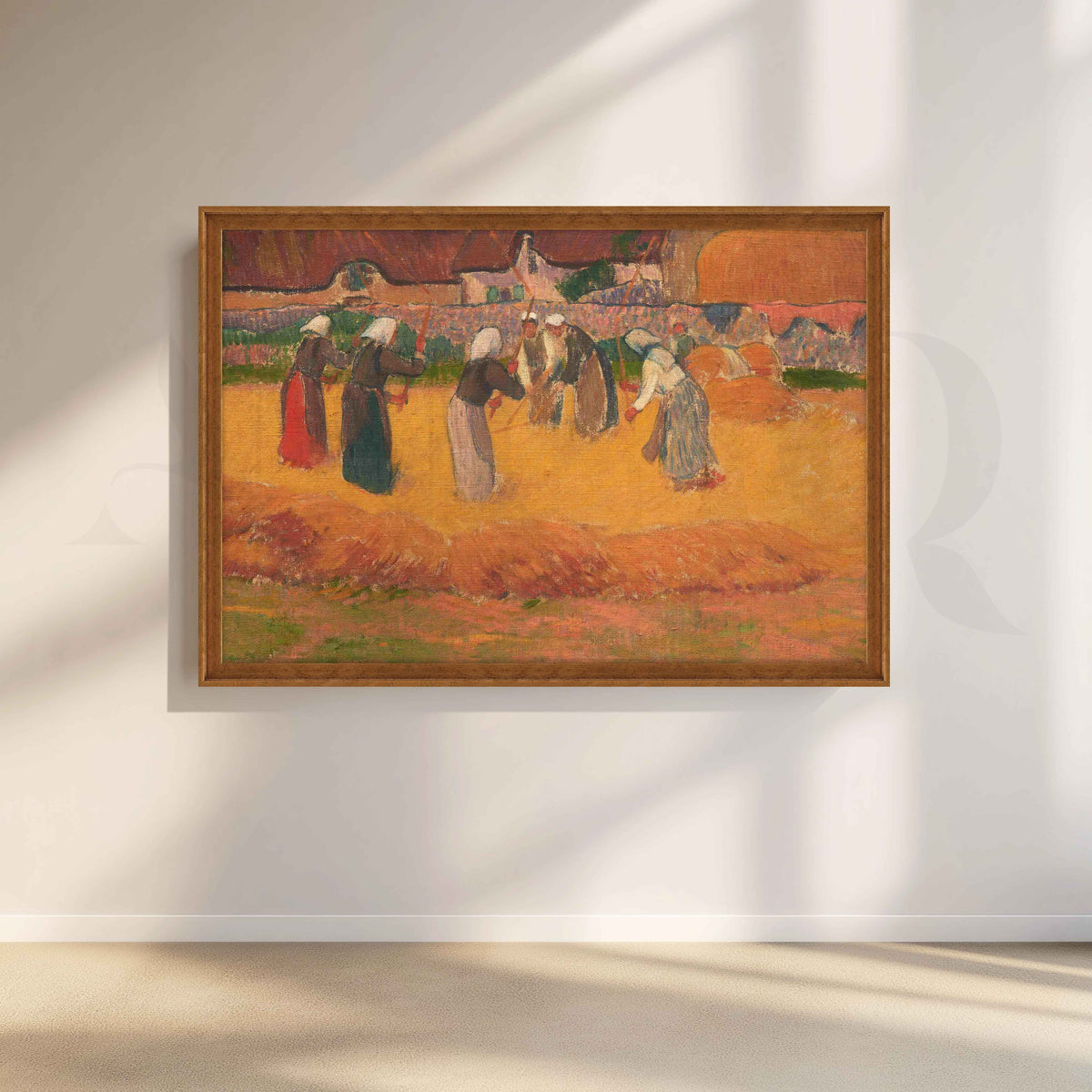 Henri Moret Harvest Field Canvas Artwork – Asha Art Studio – Image 6
