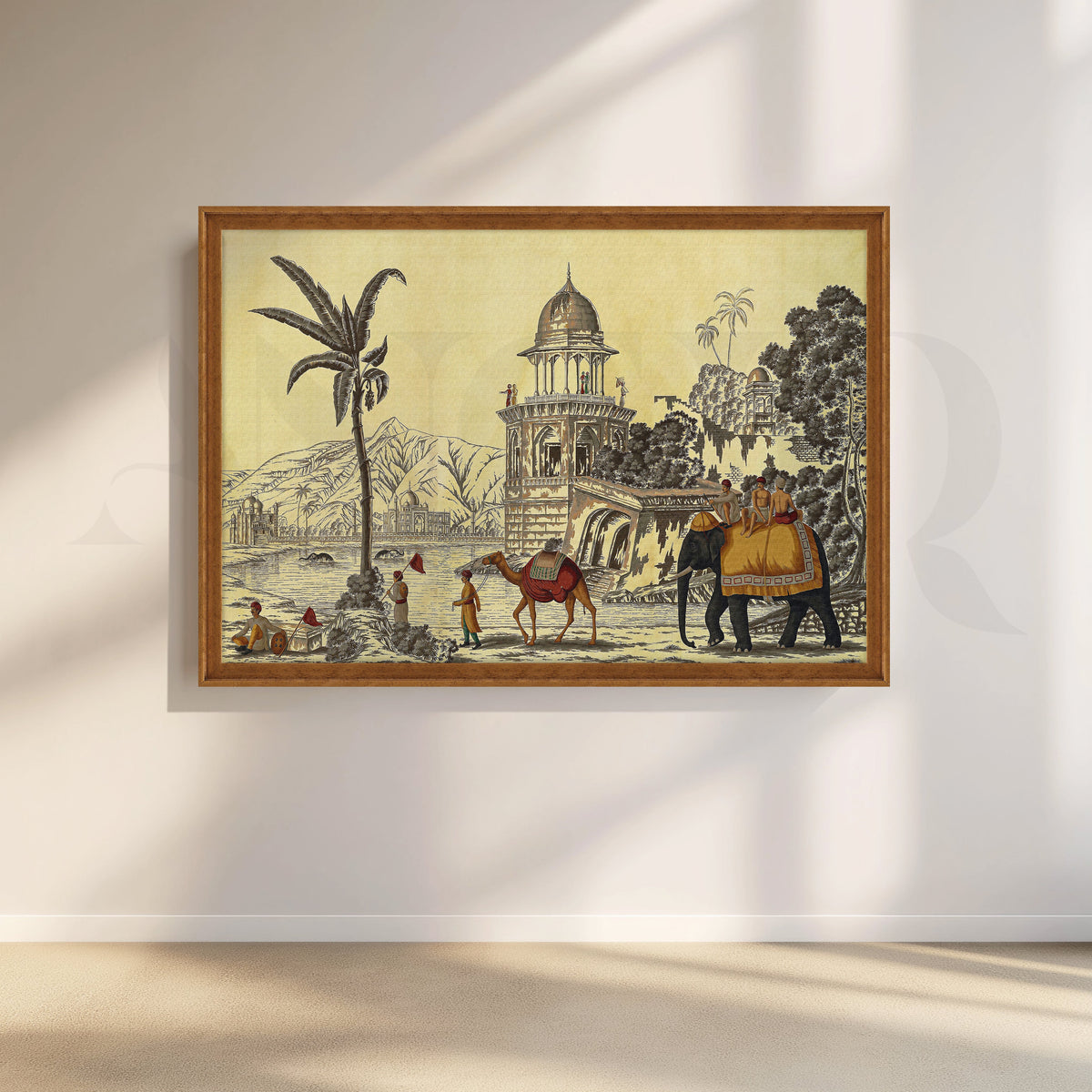 Elephant and Camel Canvas Artwork – Asha Art Studio – Image 6