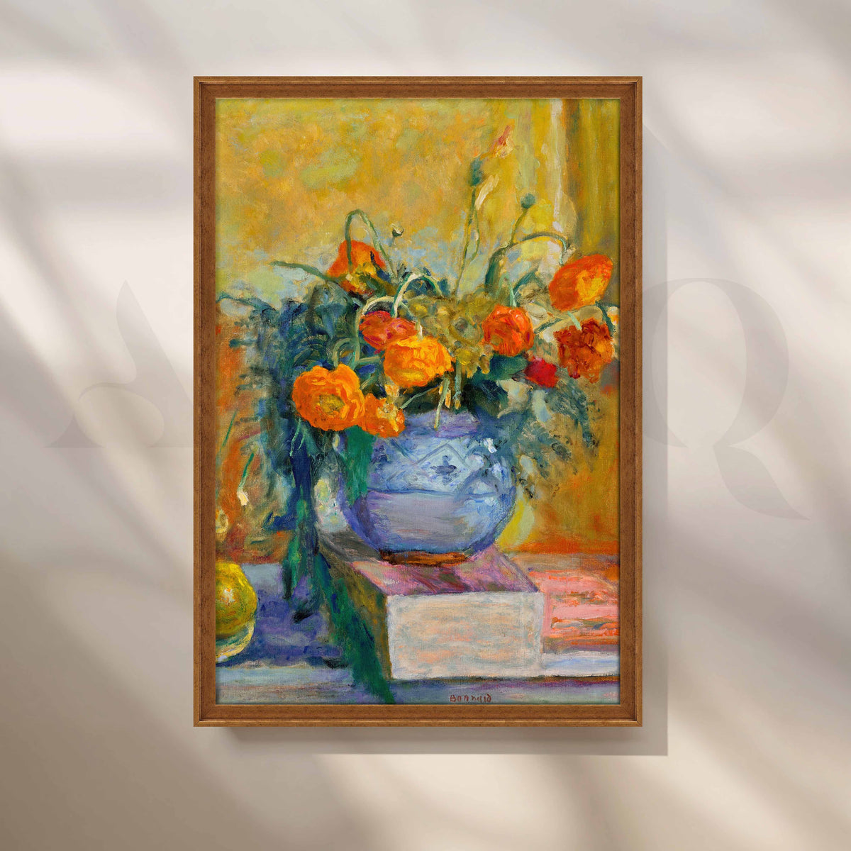 Impressionist Floral Vase Canvas Artwork – Asha Art Studio – Image 6
