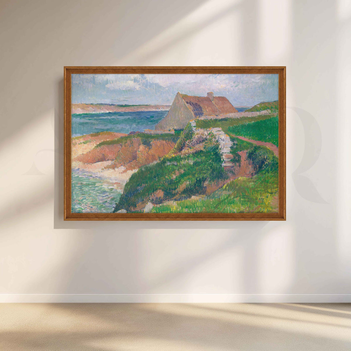 Henri Moret Coastal Cottage Canvas Artwork – Asha Art Studio – Image 6