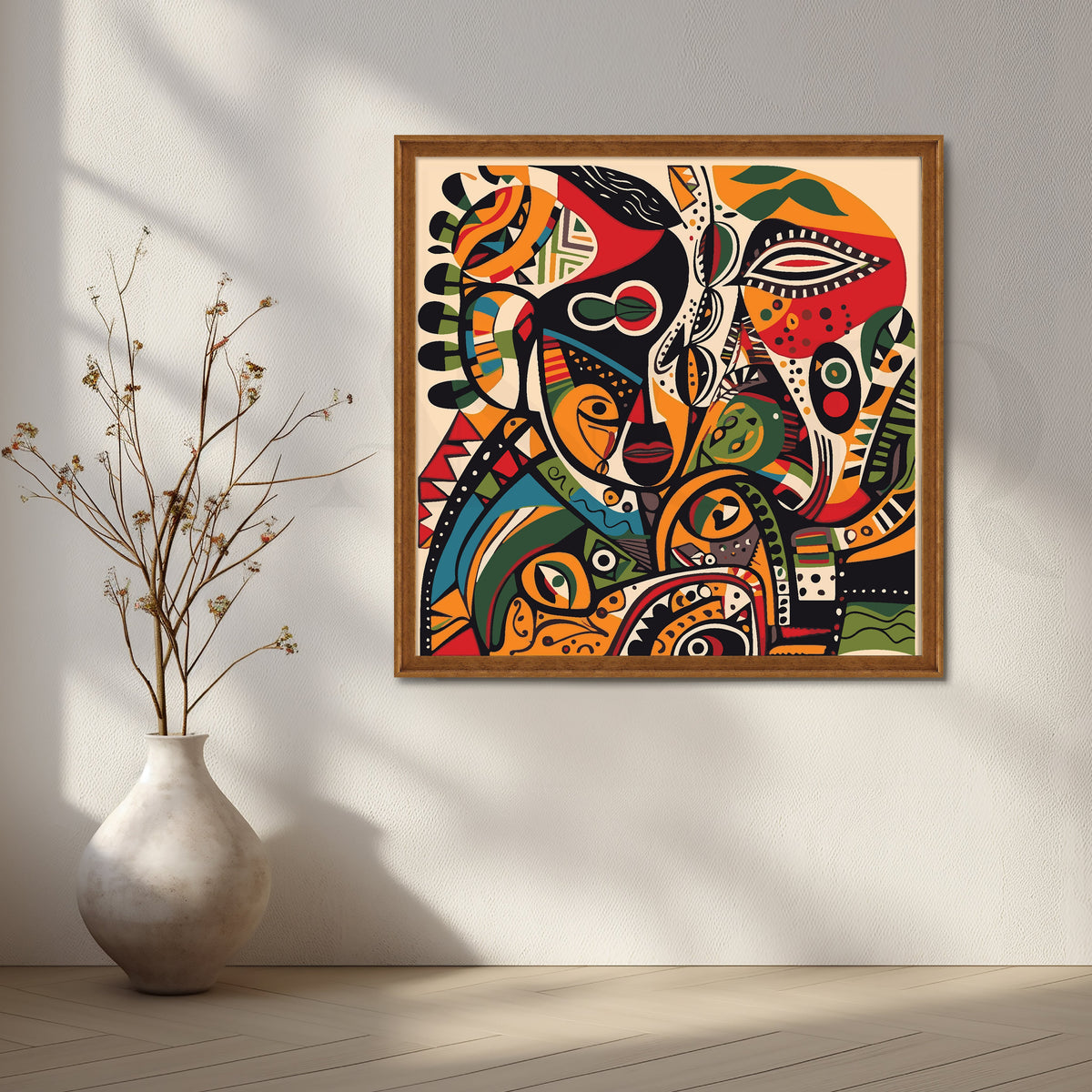 Fusion of Patterns and Colors Artwork – Asha Art Studio – Image 4