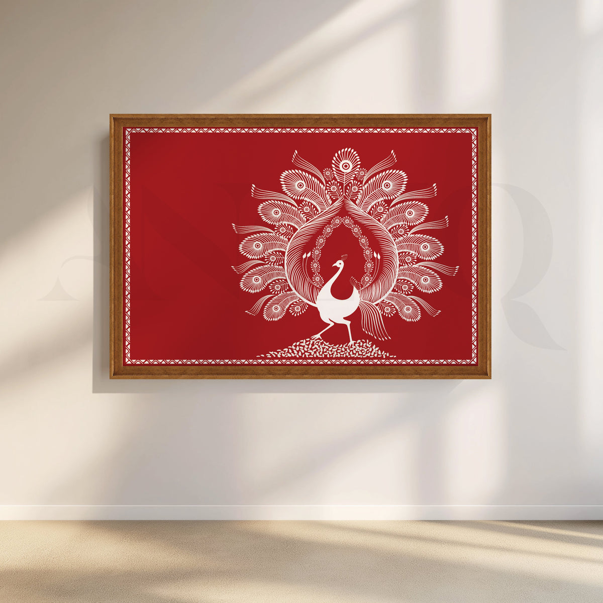 Timeless Tapestry of Tribal Tales Canva Artwork – Asha Art Studio – Image 6