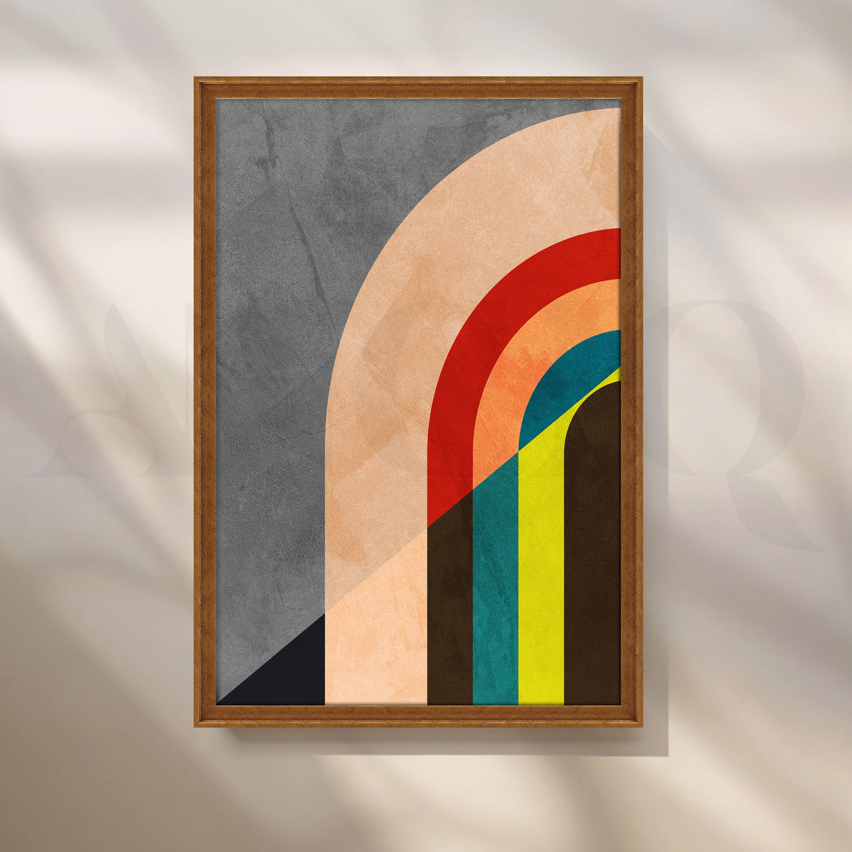 Modern Geometric Abstract Artwork – Asha Art Studio – Image 6