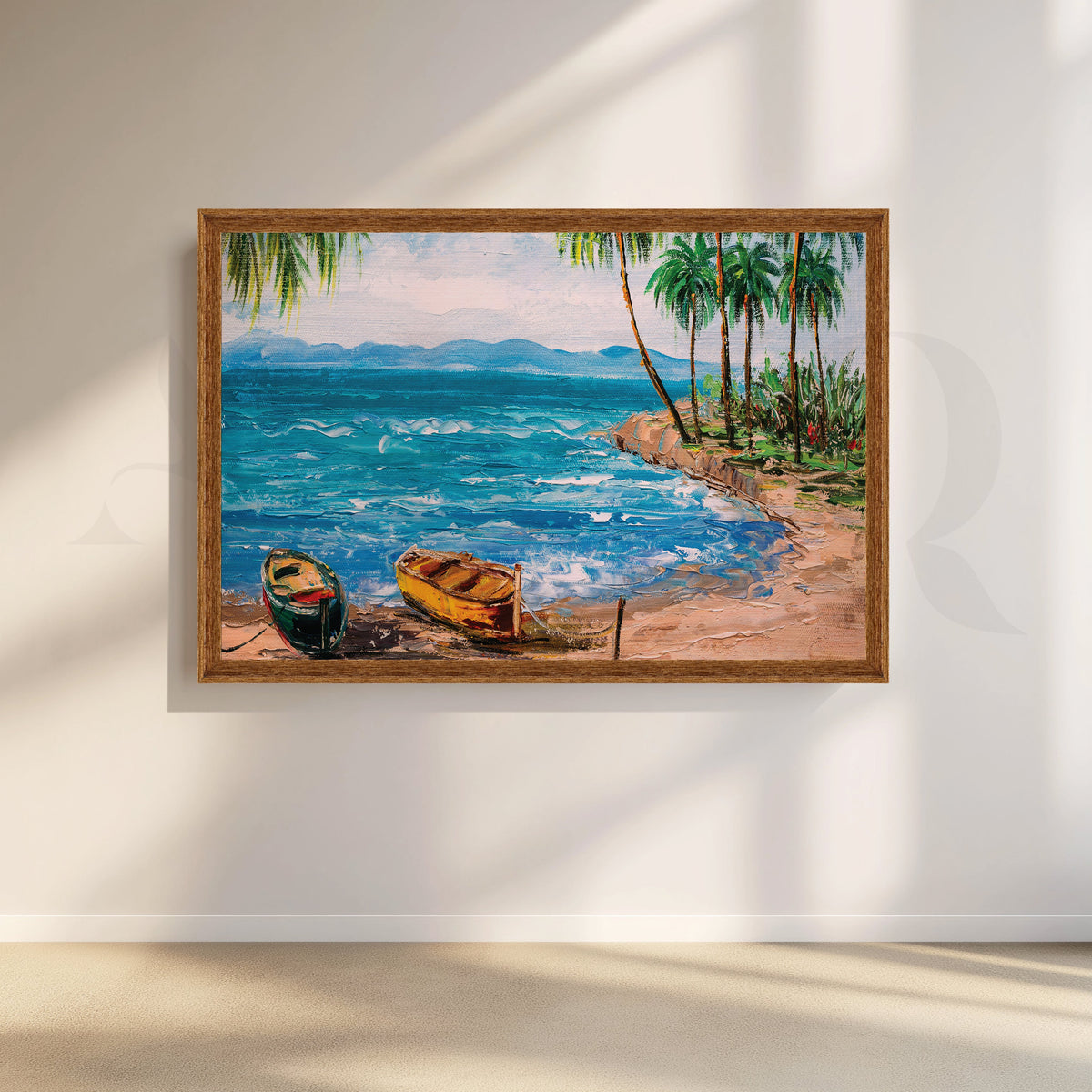 Paradise Cove Canvas Artwork – Asha Art Studio – Image 6