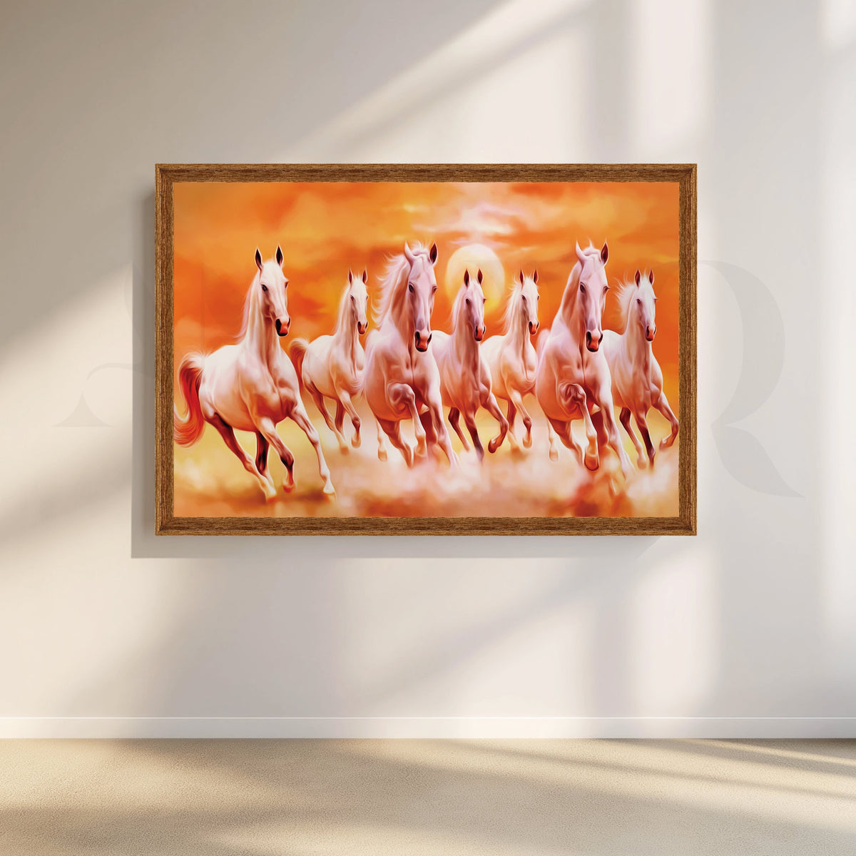Graceful Gallop Horse Canvas Artwork – Asha Art Studio – Image 6