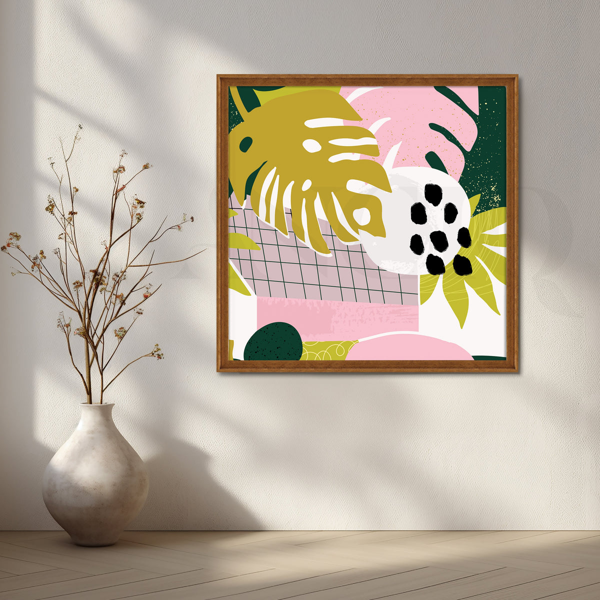 Shapes and Colors Canvas Artwork – Asha Art Studio – Image 6