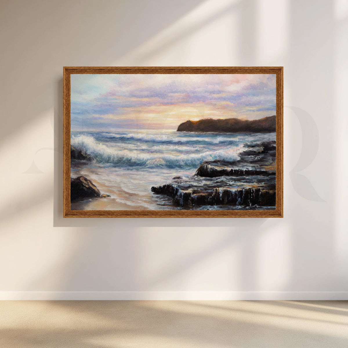 Ocean Symphony Canvas Artwork – Asha Art Studio – Image 6
