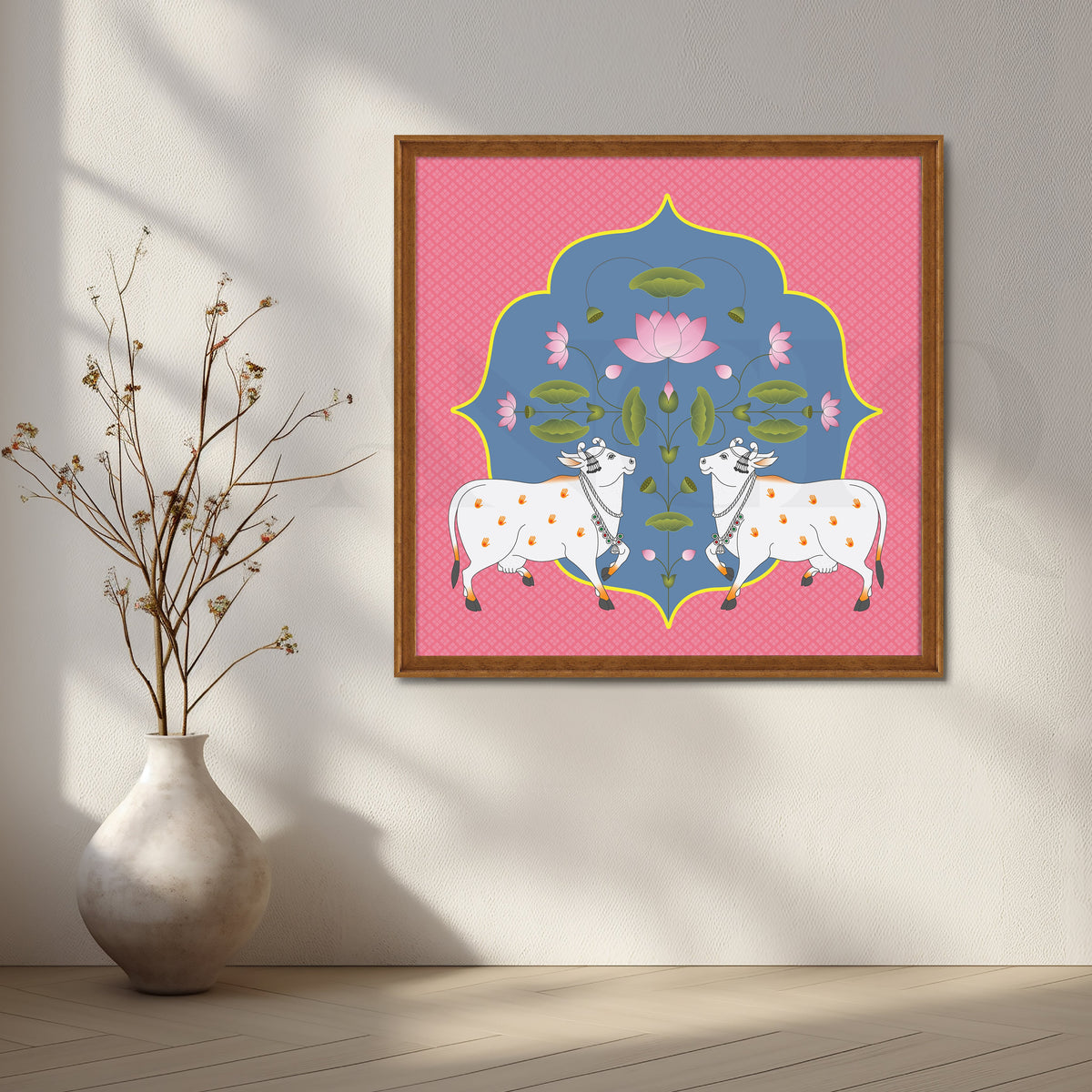 Floral Motifs and Lotus Blooms Artwork – Asha Art Studio – Image 6