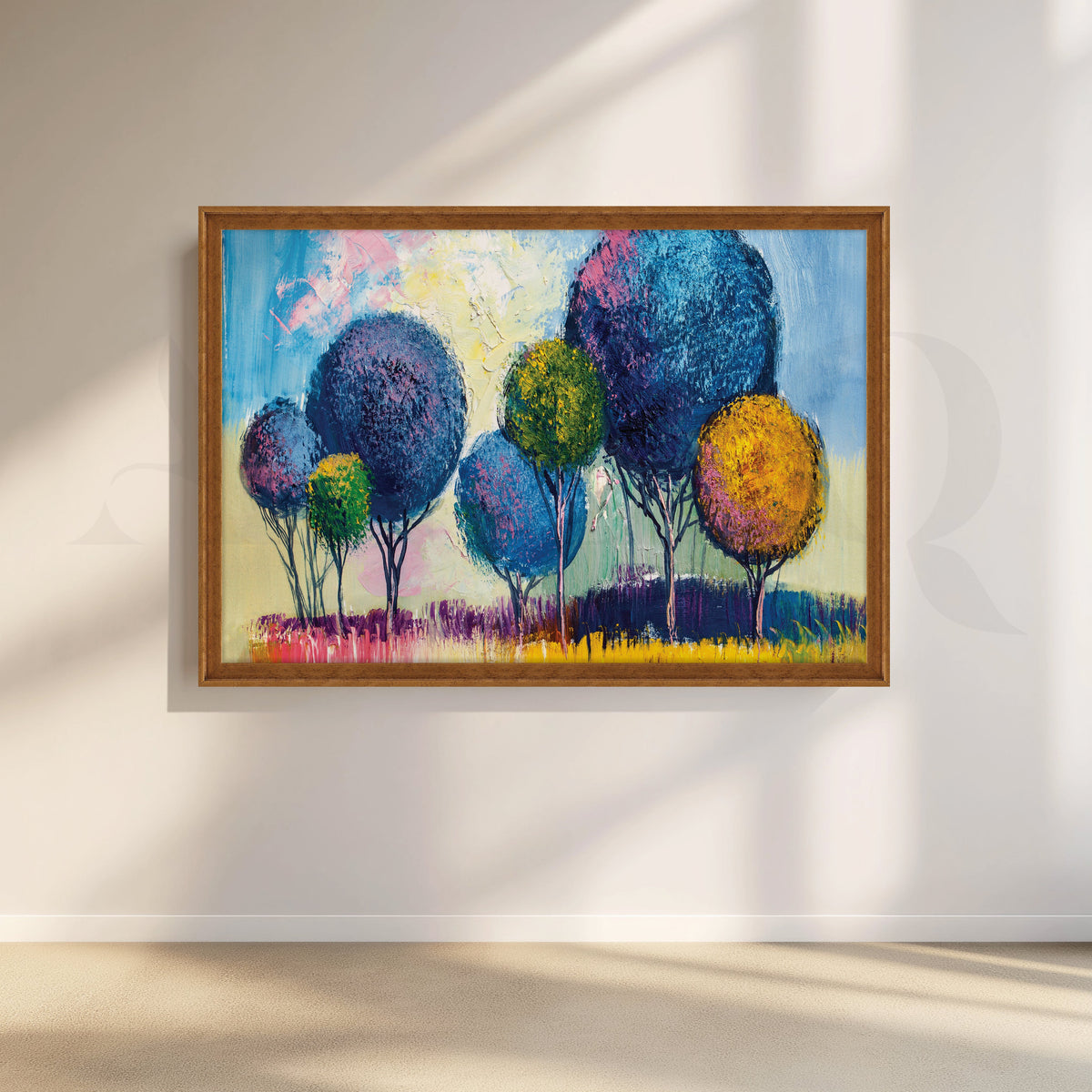 Majestic Serenity Canvas Abstract Artwork – Asha Art Studio – Image 6