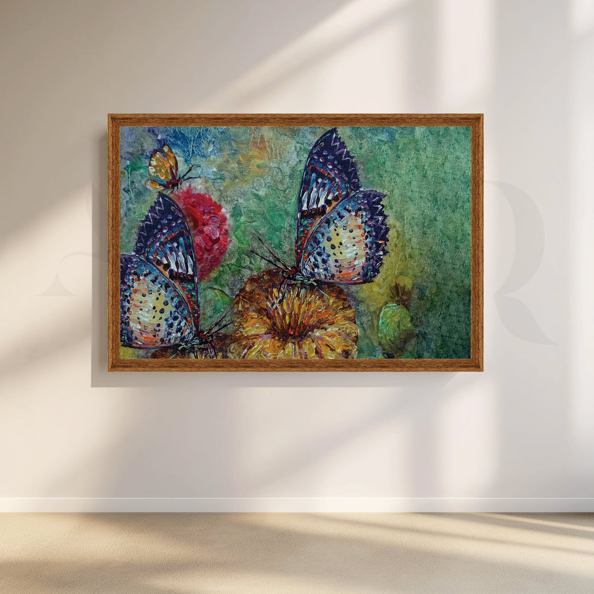 Reverie of Fluttering Wings Canvas Artwork – Asha Art Studio – Image 6