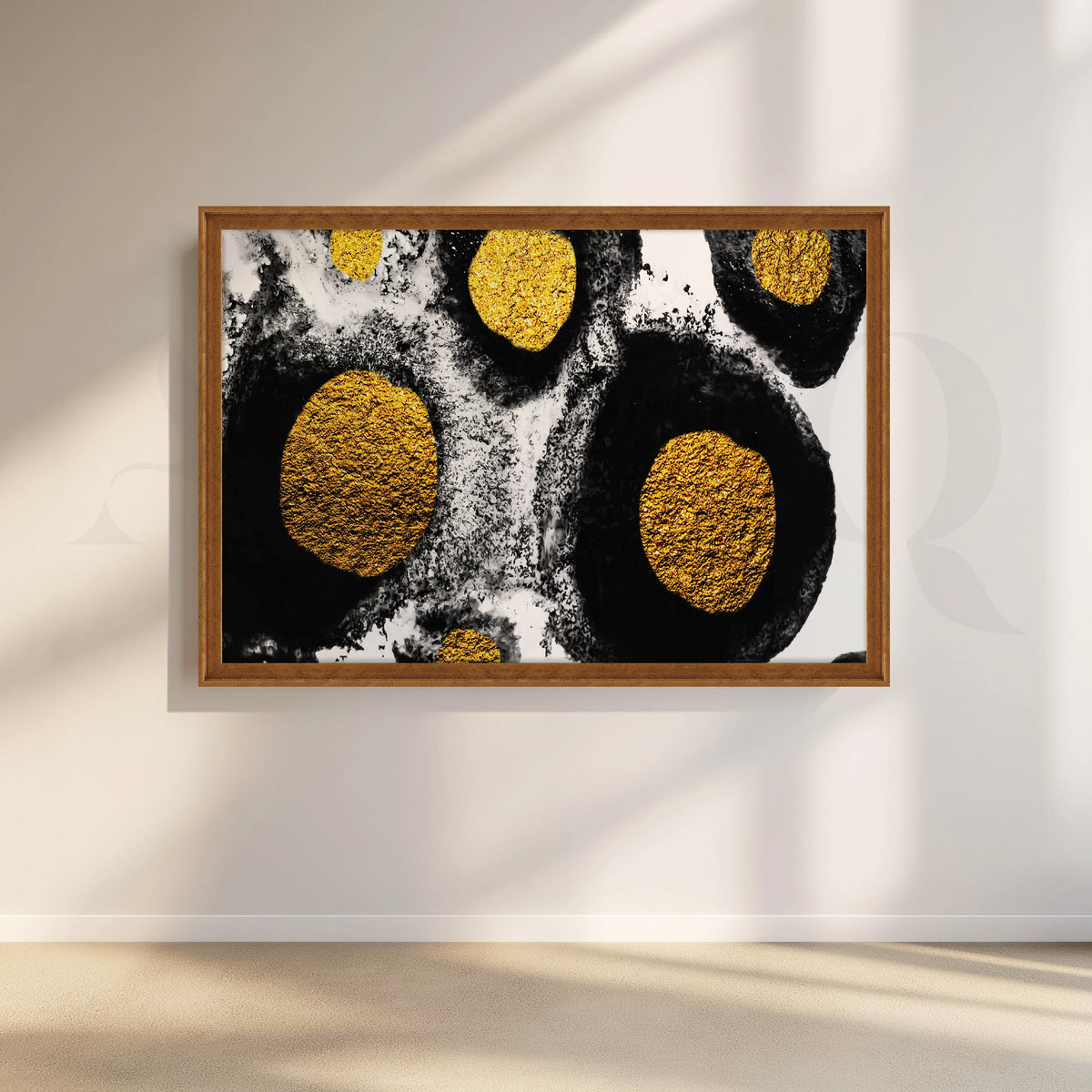 Circular Serenity Canvas Artwork – Asha Art Studio – Image 6