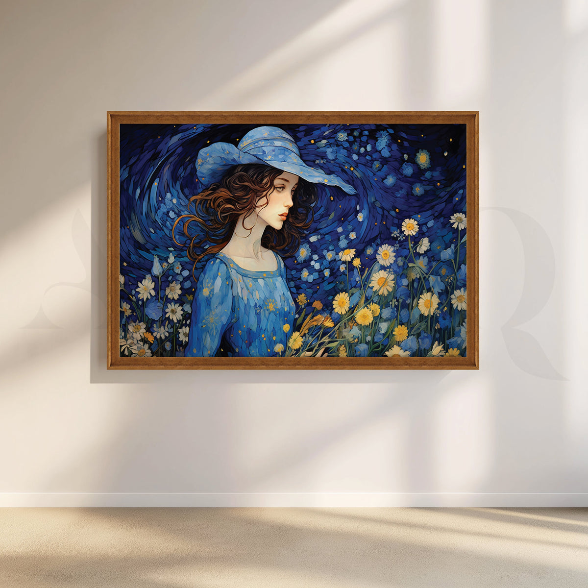 Blooming Reverie Canvas Wall Artwork – Asha Art Studio – Image 6