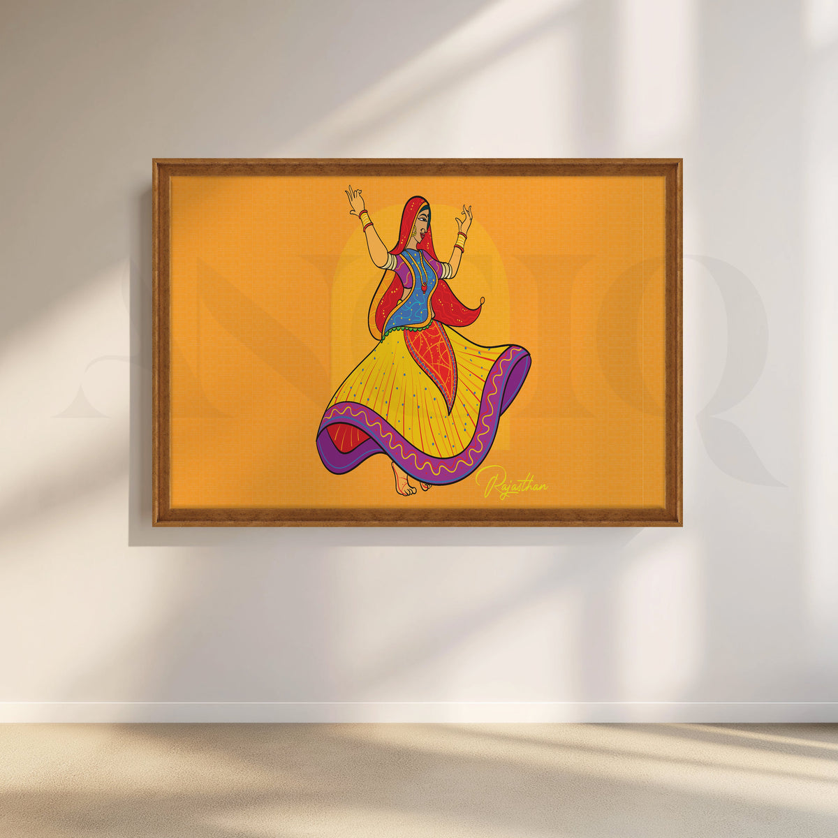 Dance of Colors Canvas Artwork – Asha Art Studio – Image 6