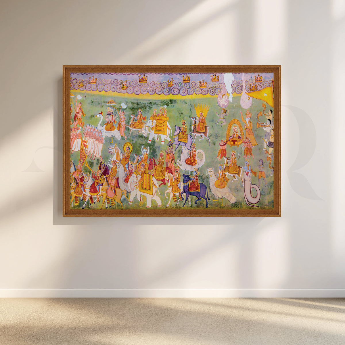 Rajasthani Miniatures Canvas Artwork – Asha Art Studio – Image 6
