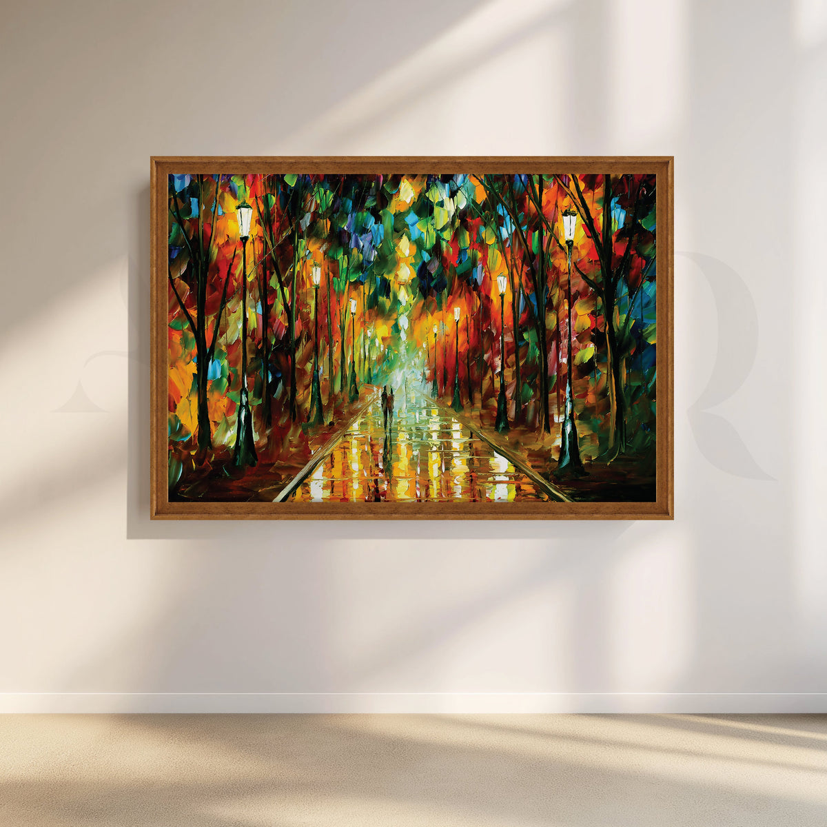 Love Amidst the Abstract Storm Canvas Artwork – Asha Art Studio – Image 6