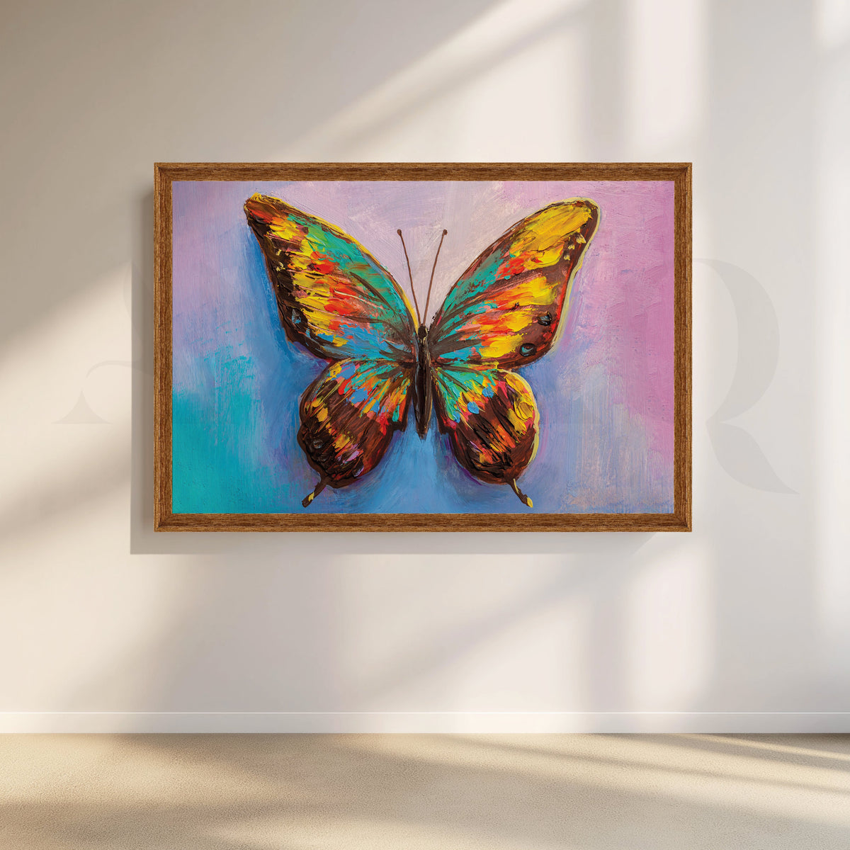 Fluttering Kaleidoscope Canvas Artwork – Asha Art Studio – Image 6