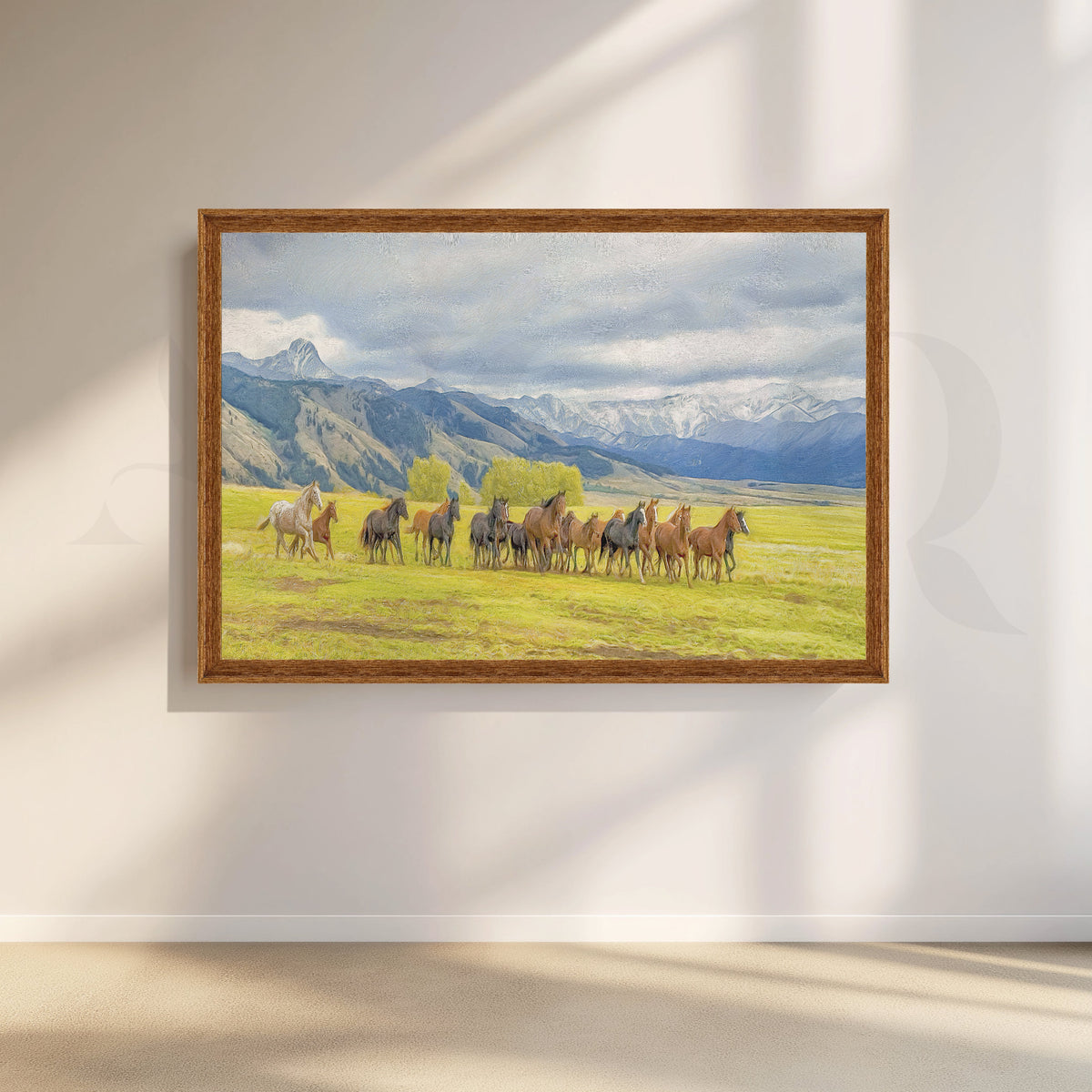 Wild Herd Canvas Artwork – Asha Art Studio – Image 6